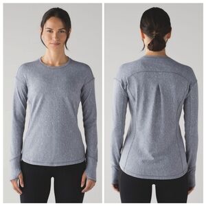 Lululemon Outrun Long Sleeve Top Travel Loungewear Activewear Normcore